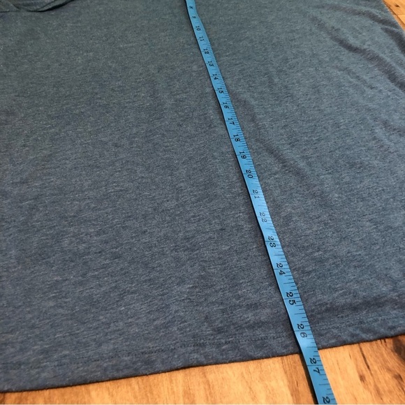 Torrid Classic Fit Ice Blue Ruffled Tee Long Sleeve TShirt Womens Size 00 - Picture 6 of 8